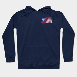 American Shotokan Flag pocket badge Hoodie